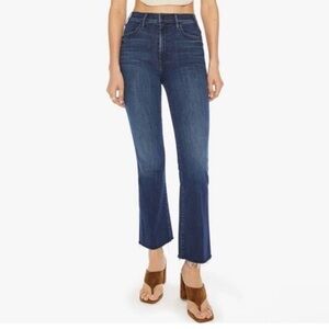 MOTHER The Hustler Ankle Fray Jeans - 24 inch inseam